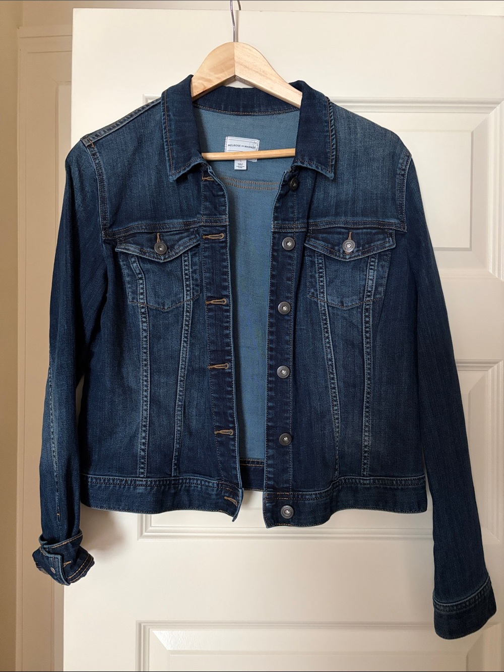 Melrose and Market Dark Blue Denim Jacket